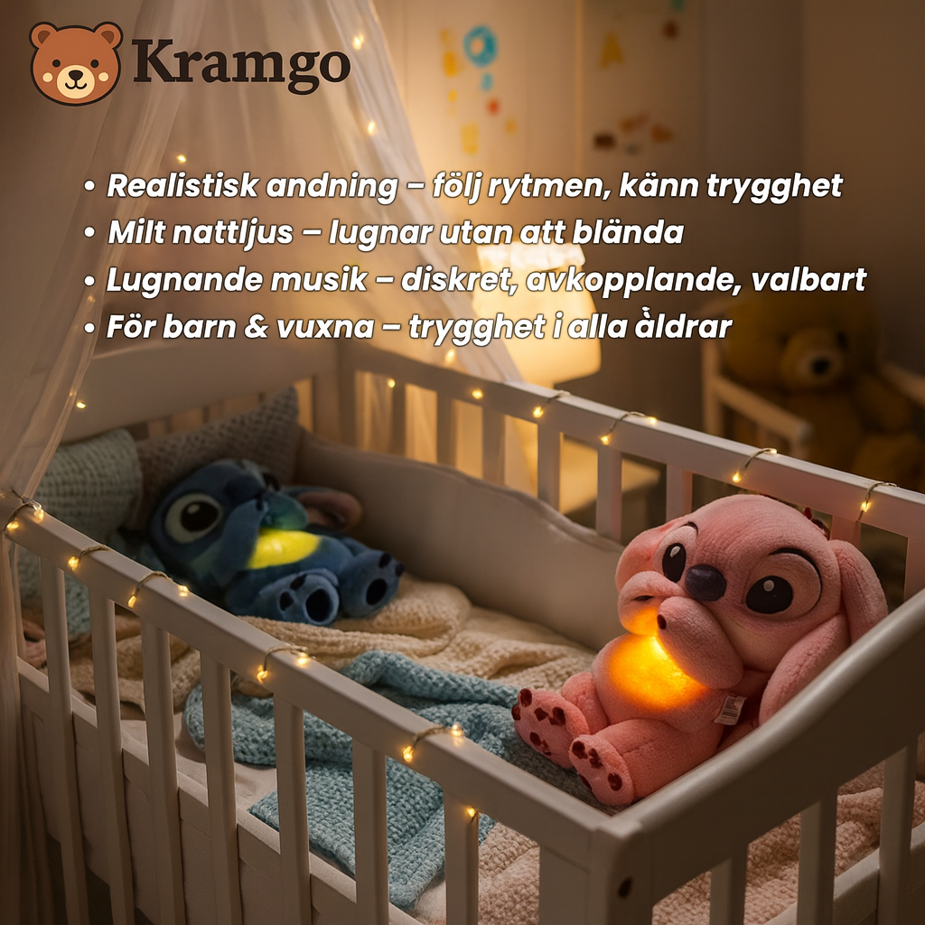Stitch - den lugnande nallen som vaggar ditt barn till ro